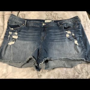 Torrid denim shorts size 28